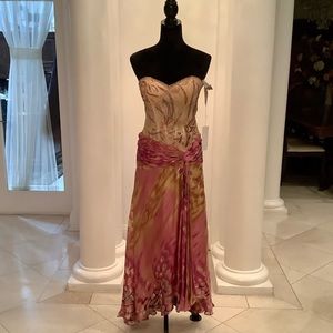 Elegant sequin detailed gown.